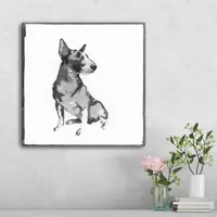 Lumaprints Bull Terrier Traditional Canvas Art