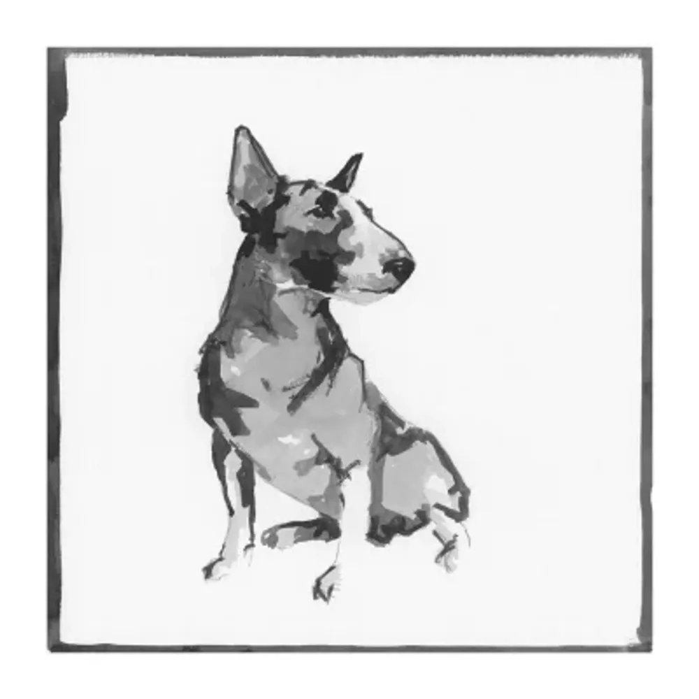 Lumaprints Bull Terrier Traditional Canvas Art