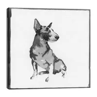 Lumaprints Bull Terrier Traditional Canvas Art