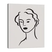 Lumaprints Figurative Face I Modern Canvas Art