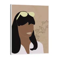 Lumaprints Hawaii Smpl Wom Flourish Portrait Canvas Art