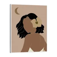 Lumaprints Hawaiian Simple Woman Portrait Canvas Art