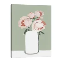 Lumaprints Blushing Florals Contemporary Canvas Art