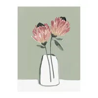 Lumaprints Blushing Protea Canvas Art