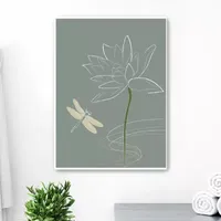 Lumaprints Japanese Art Style Drawing Canvas Art