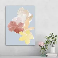 Lumaprints Blue Floral Block I Modern Canvas Art