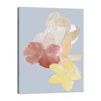 Lumaprints Blue Floral Block I Modern Canvas Art