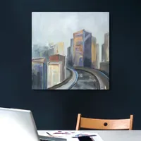 Lumaprints Over The Tracks Canvas Art