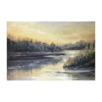 Lumaprints Golden Waters Landscape Traditional Canvas Art