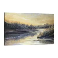 Lumaprints Golden Waters Landscape Traditional Canvas Art