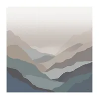 Lumaprints Mountain Valley Modern Canvas Art