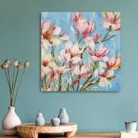 Magnolia's In Bloom Canvas Art