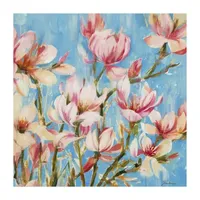 Magnolia's In Bloom Canvas Art