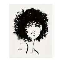 Lumaprints Brush Portrait X Canvas Art