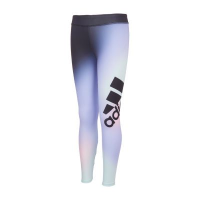 adidas Big Girls Mid Rise Full Length Leggings