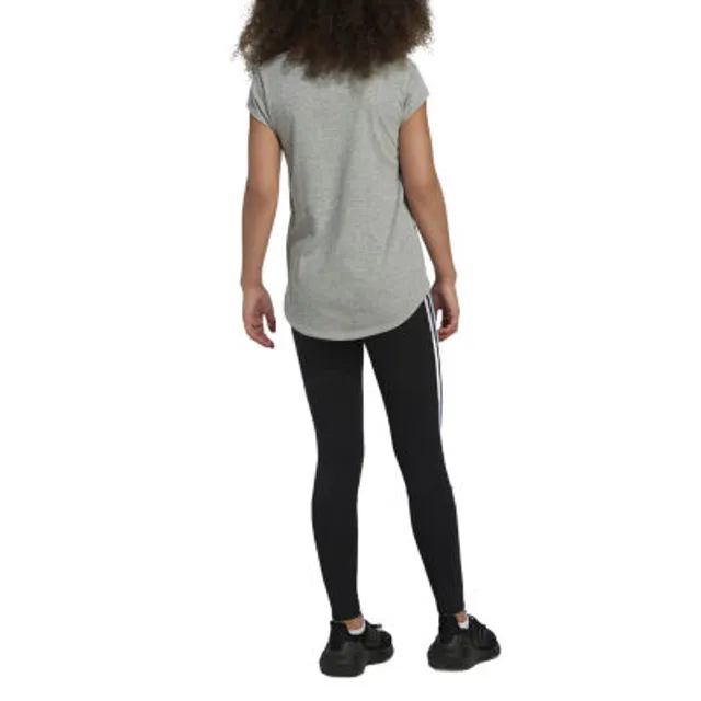 Adidas Big Girls Mid Rise Full Length Leggings