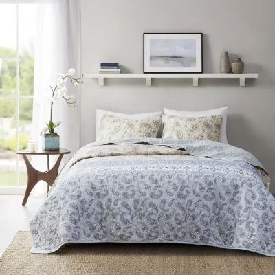 Madison Park Rosie 3-pc. Reversible Coverlet Set