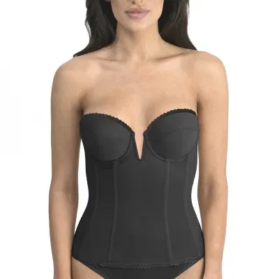 Dominique Vivienne V Wire Low Back Strapless Bra - 8990