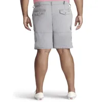 IZOD Saltwater 12" Mens Big and Tall Stretch Fabric Cargo Short