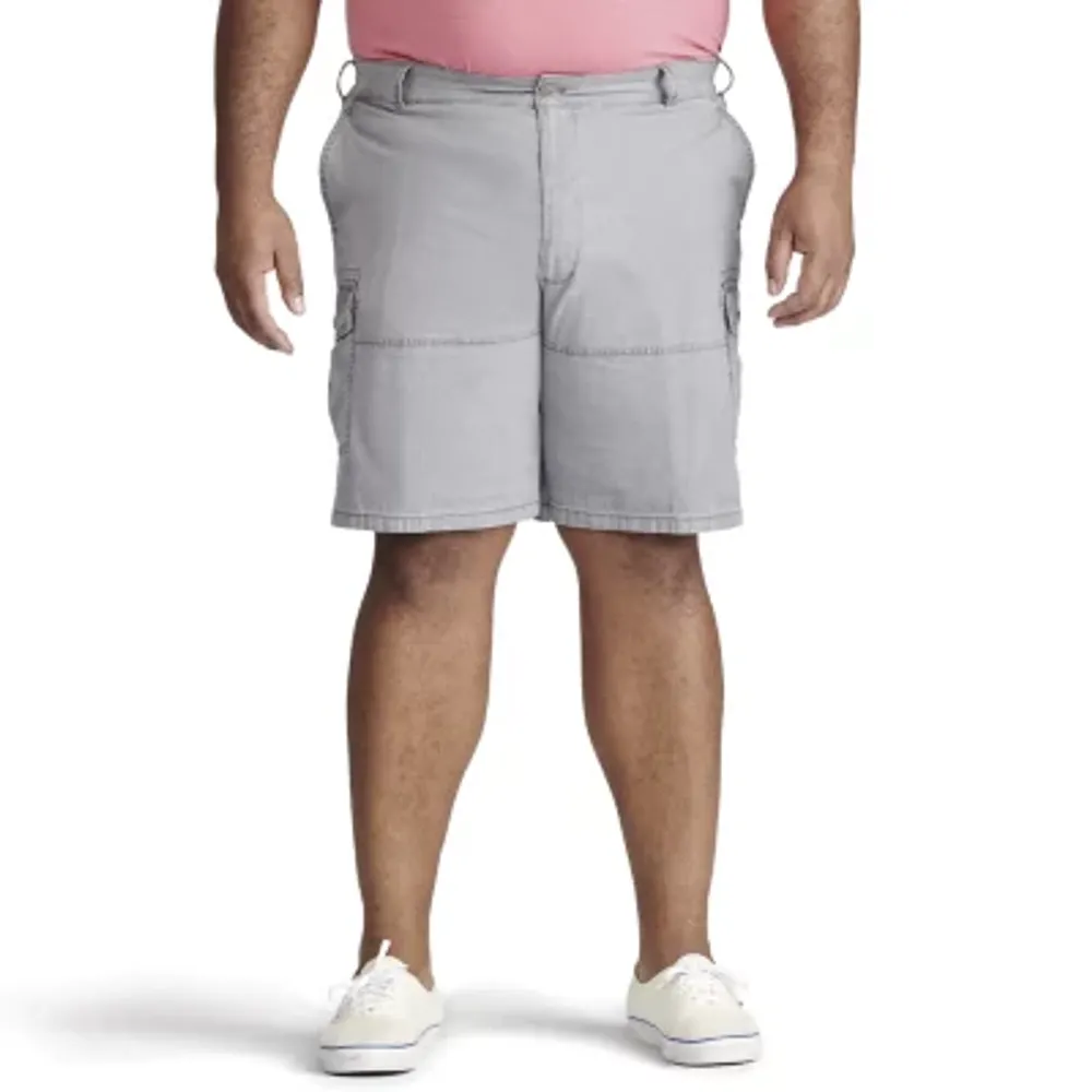 IZOD Saltwater Mens Big and Tall Stretch Fabric Cargo Short