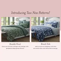 Laura Ashley Branch Toile 7-pc. Midweight Comforter Set