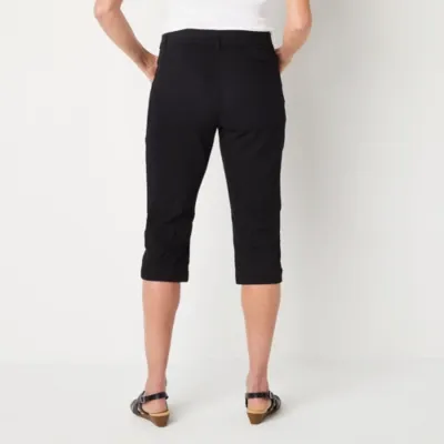 St. John's Bay Secretly Slender Mid Rise Capri Pants