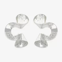 Bijoux Bar Silver Tone Drop Earrings