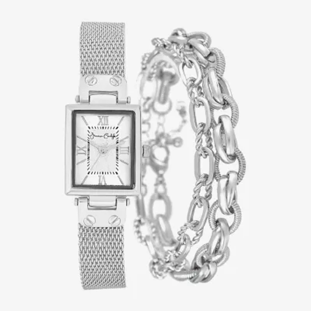 Womens Silver Tone Bracelet Watch A1955s-22-B28