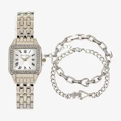 Womens Silver Tone Bracelet Watch A1956s-22-B28