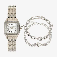 Womens Silver Tone Bracelet Watch A1956s-22-B28