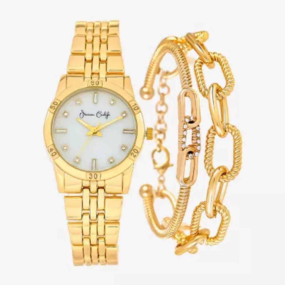 Womens Gold Tone Bracelet Watch A1972g-22-E27