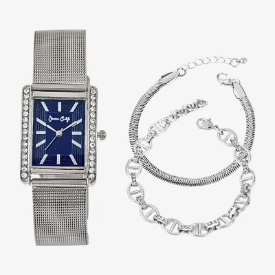 Womens Silver Tone Bracelet Watch A1973s-22-J28