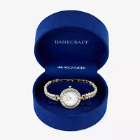 Danecraft Womens Gold Tone Bracelet Watch Dc11813g-42-E27