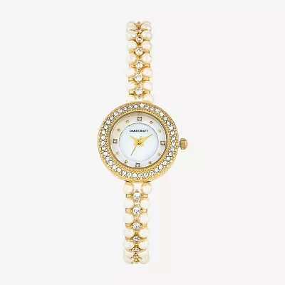 Danecraft Womens Gold Tone Bracelet Watch Dc09388g-42-E28