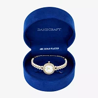 Danecraft Womens Gold Tone Bracelet Watch Dc09388g-42-E28