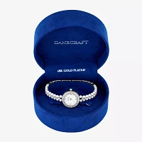 Danecraft Womens Silver Tone Bracelet Watch Dc09388s-42-E28