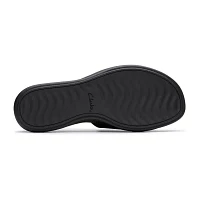 Clarks Womens Drift Twist Slide Sandals
