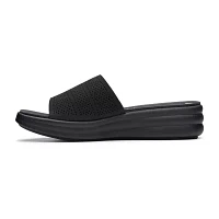 Clarks Womens Drift Twist Slide Sandals