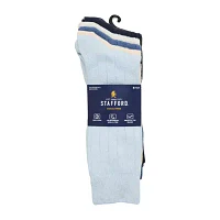 Stafford Casual Dress Cotton 5 Pair Crew Socks Mens