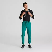 Skechers Skp572 Structure 3-Pocket Jogger Mens Short Tag Free Stretch Fabric Moisture Wicking Scrub Pant