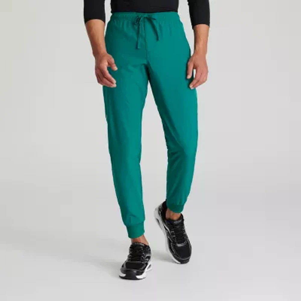 Skechers Skp572 Structure 3-Pocket Jogger Mens Short Tag Free Stretch Fabric Moisture Wicking Scrub Pant