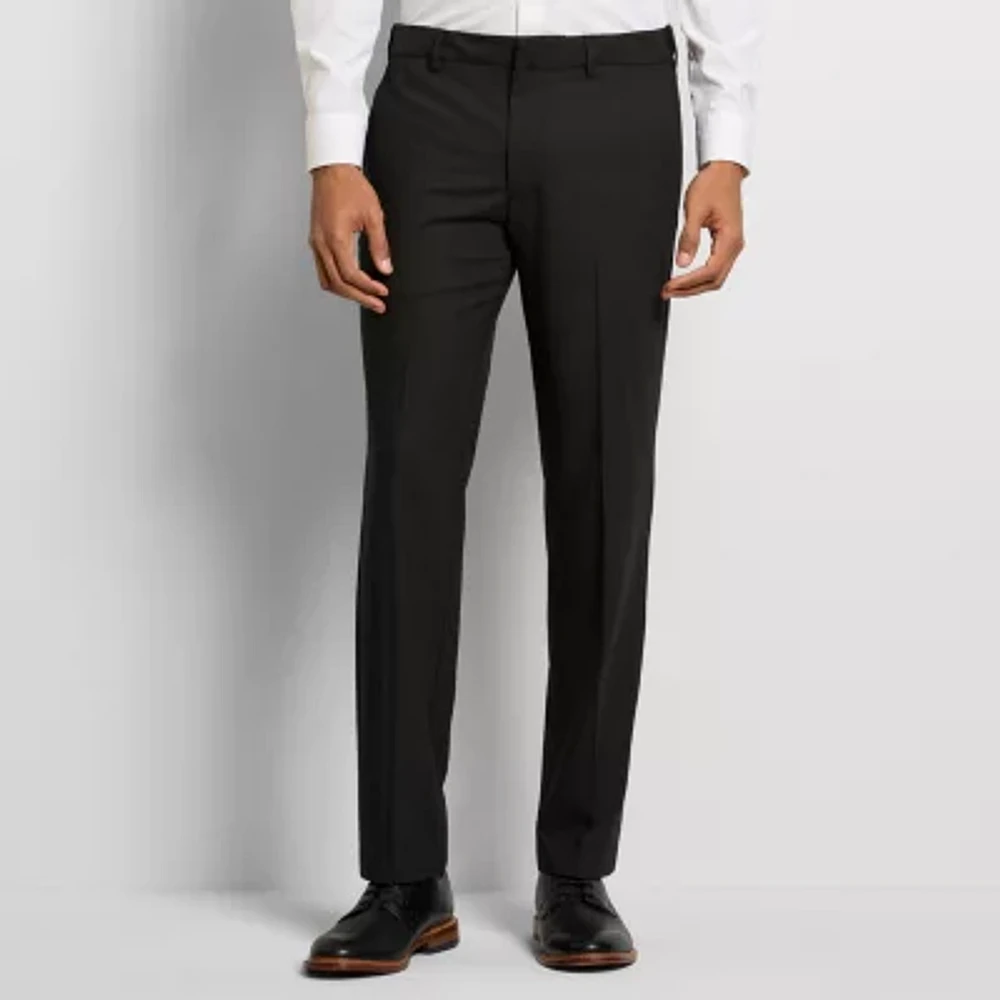 Van Heusen Soft Lux Stretch Mens Regular Fit Flat Front Pant