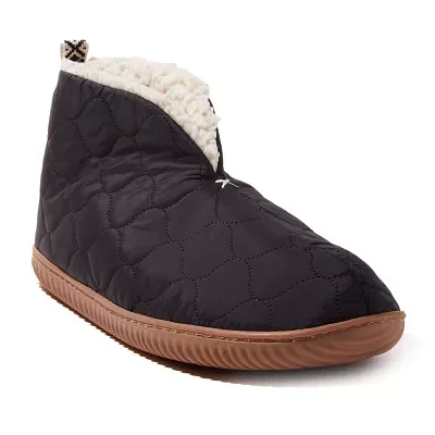 Dearfoams Warm Up Mens Bootie Slippers
