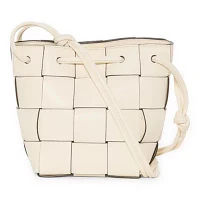 a.n.a Martine Woven Bucket Bag