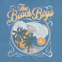New World Juniors The Beach Boys Semi Fit Womens Crew Neck Short Sleeve Graphic T-Shirt