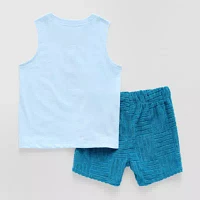 Okie Dokie Toddler & Little Boys 2-pc. Short Set