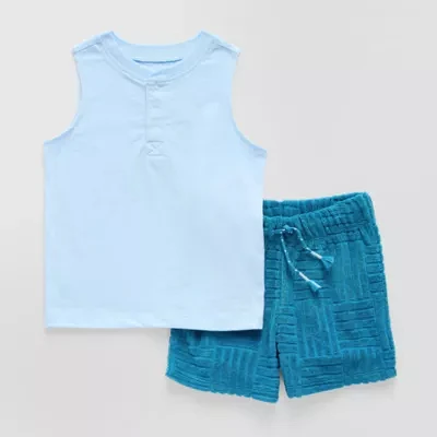 Okie Dokie Toddler & Little Boys 2-pc. Short Set