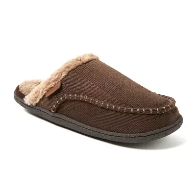 Dearfoams Mens Slip-On Slippers