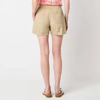 St. John's Bay Womens Mid Rise Soft Short