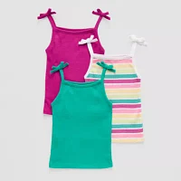 Okie Dokie Toddler & Little Girls 3-pc. Scoop Neck Tank Top